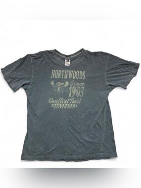 Dillowear Apparel Northwoods Graphic Tee Grey
